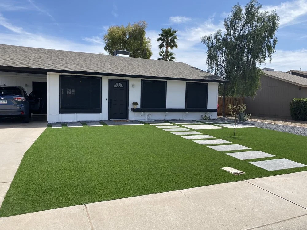 Bless Tierra Synthetic Grass Front House