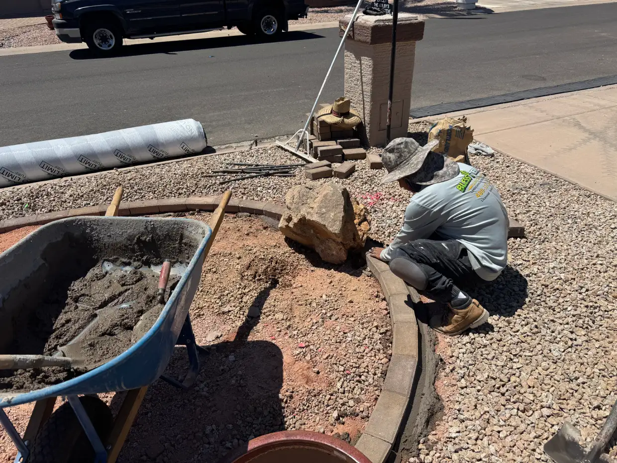 Bless Tierra - Paver Installation