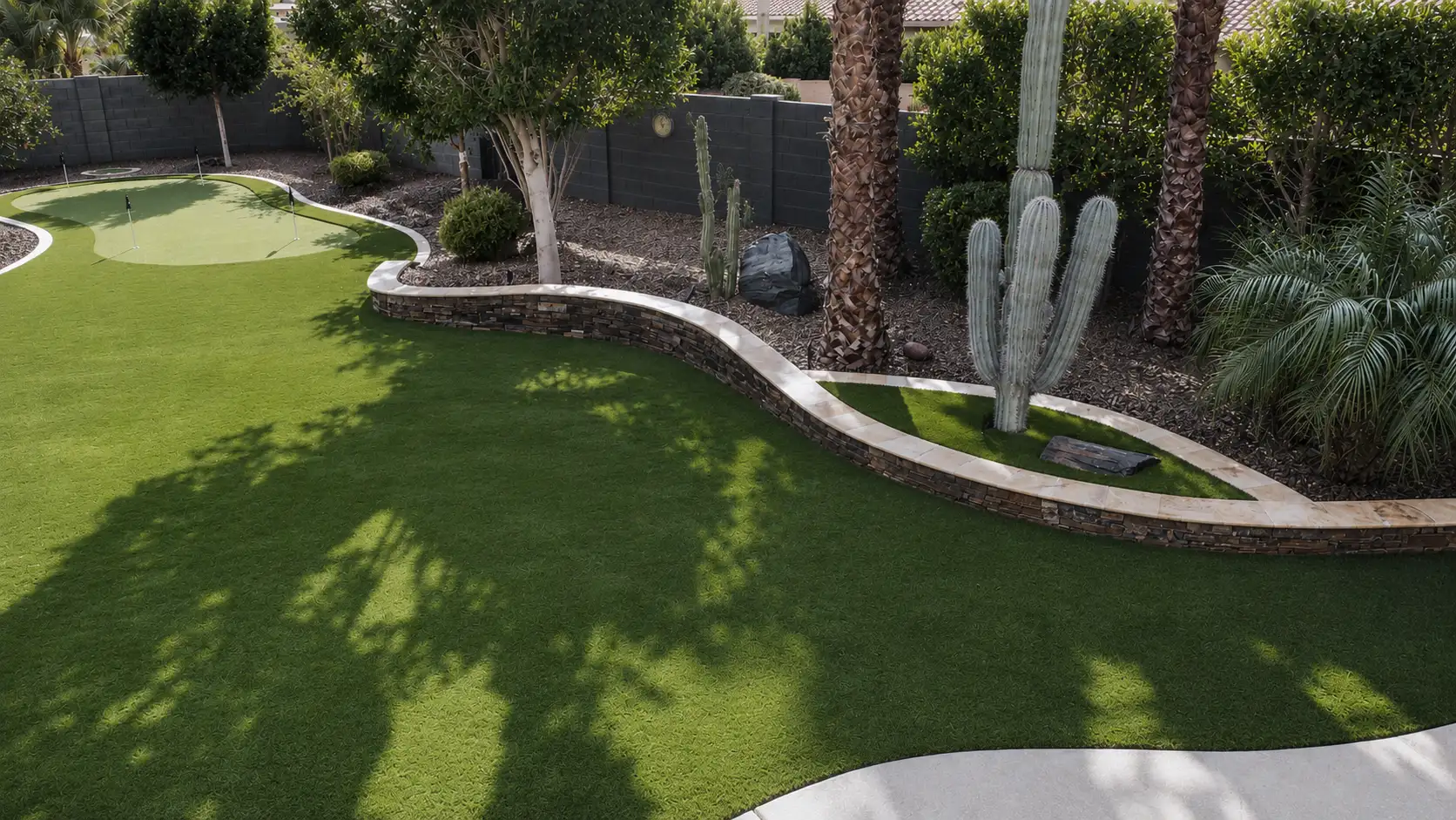 Clean, Modern Backyard